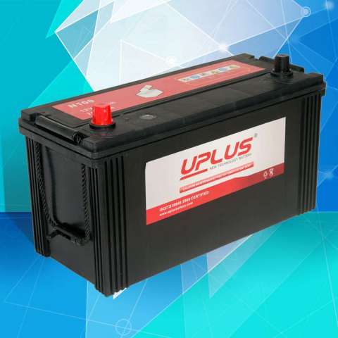 N100 12V Mentainence Free Truck Battery with ISO14001 Approved